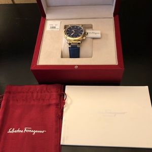 Navy band, Ferragamo Watch